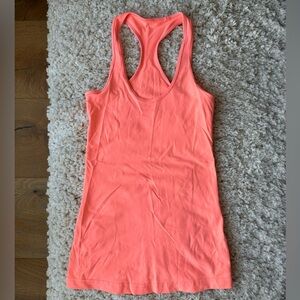 Pink Lululemon workout Tank